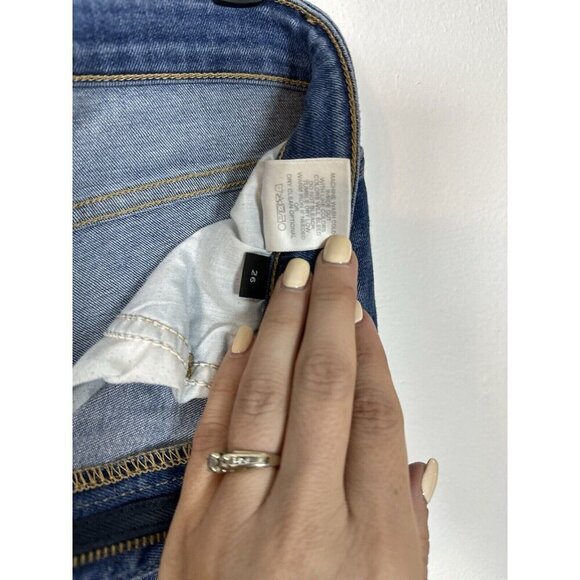 Flying Monkey Jeans Size 26 Slit Ankle Dark Stretch Denim Women’s Y3013 Slim Leg - Picture 11 of 11